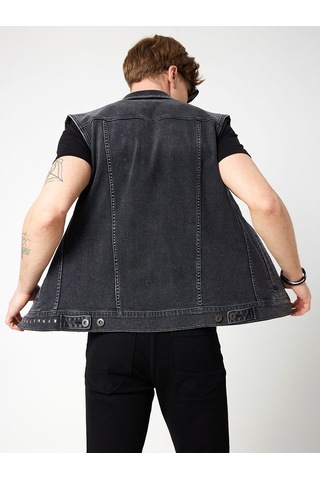 Loft Regular Fit Erkek Yelek Denim
