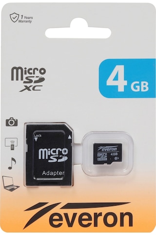 Everon 4Gb Micro Sd Hafıza Kartı Adaptörlü
