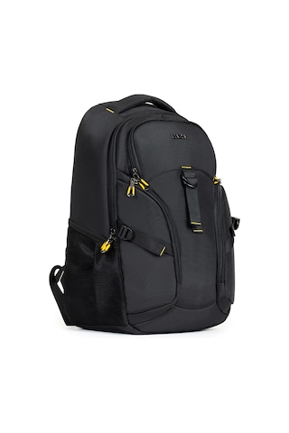 Dada Motorcu Sırt Çantası Siyah 14-15,6 İnç Laptop Bölmeli Su Geçirmez Kumaş Dada 10 Siyah