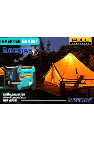 Full Fgl 7000 İse Marşlı Inverter 6.5 Kva Kabinli Benzinli Jeneratör