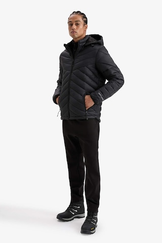 Defacto Su İtici Rüzgar Geçirmez Slim Fit Mont A3034AX23AU Siyah
