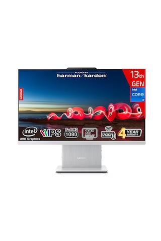 Lenovo IdeaCentre AIO 27IRH9 F0HM004JTR i7-13620H 16 GB 512 GB 27" Dos AIO Masaüstü Bilgisayar