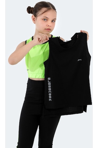 Slazenger DYLAN IN Kız Çocuk Tişört Siyah