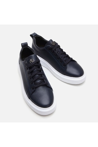 Hotiç Hakiki Deri Lacivert Erkek Günlük Ayakkabı 02ayh281320a680 Lacivert