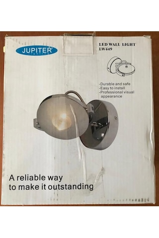 Yatak Başı Led Aydınlatma Yönlendirilebilir Paslanmaz 5w 3000k Diğer