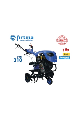 Fırtına Ftn310 7 Hp Dizel Çapa Makinası Marşlı