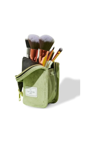 The Flat Lay Co. Ayaklı Fırça Kutusu, Makyaj Fırçalarınızı Düzenleyin