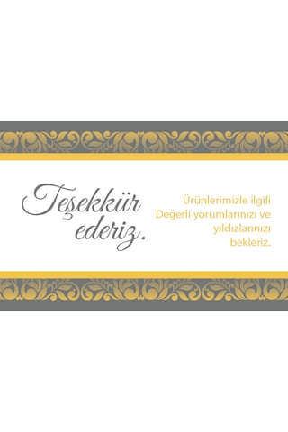 Ny Teşekkür Kartı