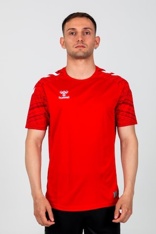 Hummel Line Antrenman Tişört Kırmızı