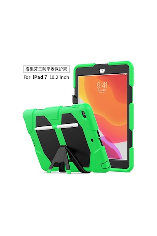 Newface Apple İpad Uyumlu Uyumlu 10.2 7.nesil Kılıf Griffin Tablet Kapak - Yeşil - Name: Apple İpad Uyumlu 10.2 7.nesil Tablet Kılıfı