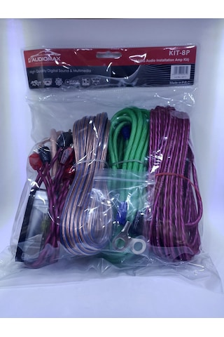 Audiomax 8 Ga Kablo Kiti Y Kablo 8Ga Audiomax 8 Ga Kablo Kiti Y Kablo 8Ga