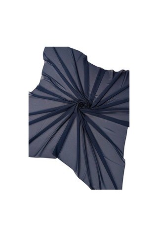 Mim Eşarp Enba Büyük Boy Şifon Düz Renk Eşarp 140x140 Cm Lacivert