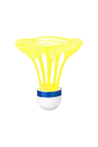 Geeksen Plastik Outdoor Badminton Topu - Sabit Direnc - Sarı Renk - 3 Adet Paket