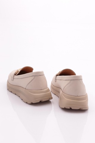 Dgn 459 Kadin Loafer Ayakkabi 459-1567-R0463 Ekru