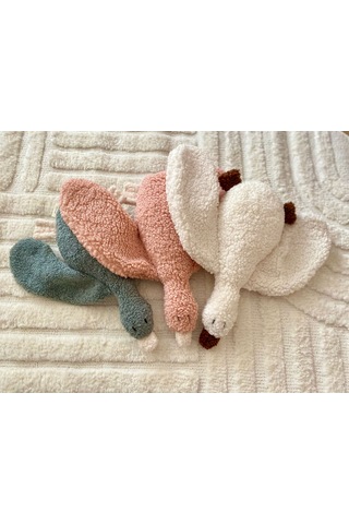 Suvoltastore Teddy Peluş Ördek Uyku Arkadaşı Beyaz Beyaz