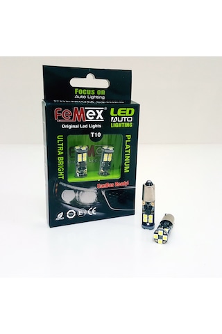 Femex Platinum H21W Baw9S 12Ledli 650 Lumen Beyaz Led Ampul Aktif N11.1062