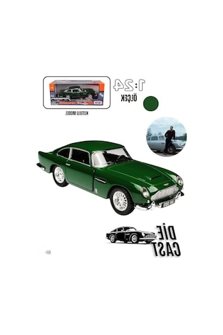 Diecast Metal Model Araba, Aston Martin Db5, 1:24 Ölçek