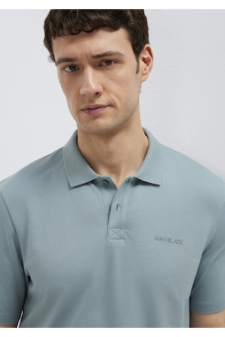 Mavi - Gri Polo Tişört 0611837-70118