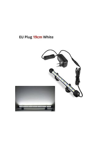 Silkroadselect Longbangdian Shop 19cm Beyaz Stil Rgb Led Bar Işık Su Geçirmez Balık Tankı Işık Cm Sualtı Akvaryum Lambası Akvaryumlar Dekorasyon Aydınlatma 220v Ab Güç Renkli