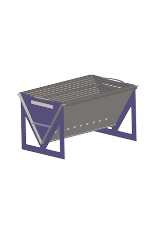 Taşınabilir Yer Kaplamayan Portatif Mangal