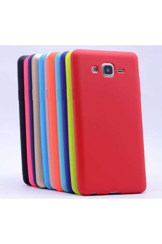 Galaxy On7 Kılıf Zore Premier Silikon Kapak Lacivert