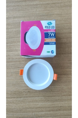 Polo Led 7w Sıva Altı Gömme Led Spot - 6-6.5 Cm Delik Çapı / 10 Cm Dış Çap 560 Lümen Beyaz
