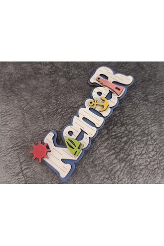 Magnet Dümen Çapa Gemi Kule Yelken Deniz Kabuk Nazar Göz Buzdolabı Süsü Ahşap Magnet Mıknatıslı Hediyelik Eşya