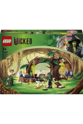 LEGO® Wicked Elphaba’nın Sığınağı 75687 - 7 Yaş ve Üzeri Çocuklar için Orman Temalı Yaratıcı Oyuncak Yapım Seti (228 Parça)