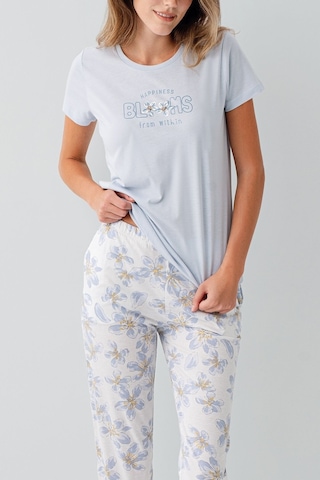 Arnetta Kadın Mavi Pijama Takımı Ar3622-s-v2 Mavi