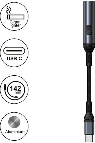 Type - C Kablolu Elektrikli Çakmak Çok Renkli