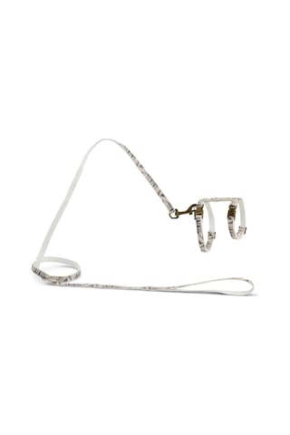 Beeztees Dbl Kedi Göğüs Tasması Ve Gezdirme Kayışı, 130cm, Bej, 27-45cm