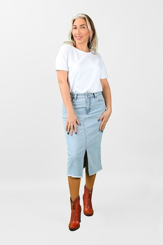 Kadın Kot Etek 2jk/6649 001