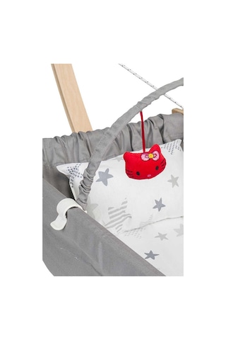 Holmen Fethiye Cibinlikli Ahşap Hamak Gri