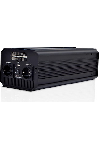 Sensation 3000w Watt 3 Kw Tam Sinüs Şarjlı 20a Ekranlı İnverter 12/220v Çeviric İnverter Dw Seri