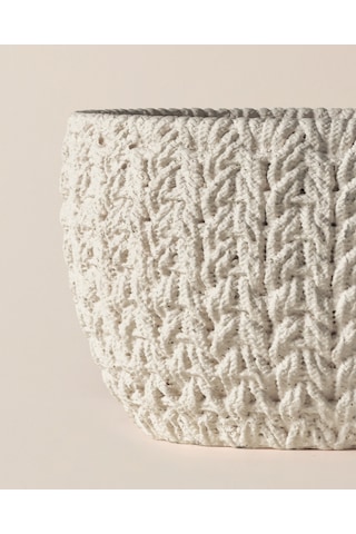 Dolly Saksı - Ekru - 18 Cm 8684427125236 Diğer