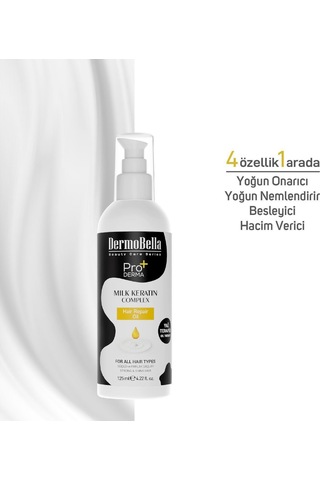 Milk Keratin Complex Besleyici Ve Onarıcı Saç Bakım Yağı 125 Ml