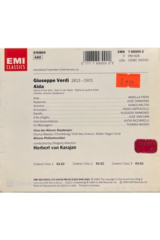 Plak Değildir Cd Dir Cd Verdi Aida 3 Cd Lik Set