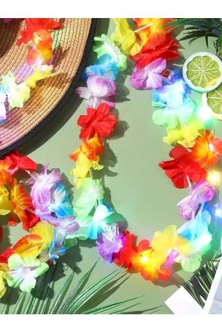 Lıcorıce Parti Kıyafeti Işık Çelenk Yaka Dekorasyon 5 Parça Seti