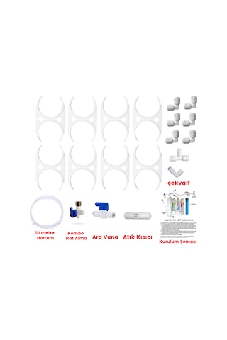 Akvaryum Tipi Su Arıtma, Çift Çıkışlı Ve Saf Su Sistemi (SUZUKI Technology Membranlı)