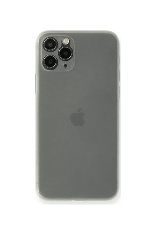 Newface Apple iPhone Uyumlu 11 Pro Max Kılıf Pp Ultra İnce Kapak - Beyaz Belirtilmemiş