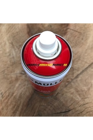 Muller Akrilik Parlak Kırmızı Sprey Boya Tampon Oto Boyası 400Ml