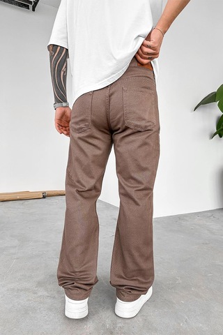 Mocha Basic Premium Baggy Pantolon Mocha