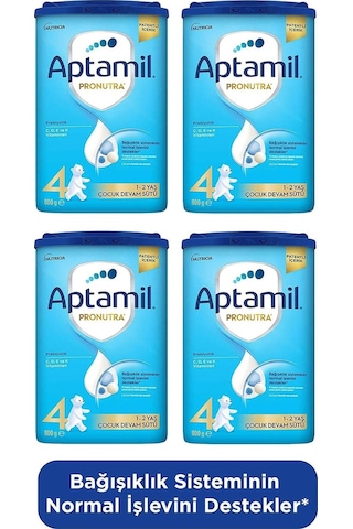 Aptamil Çocuk 4 Devam Sütü 800 Gr x 4 Adet