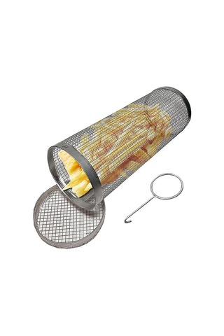 2'li Tekerlekli Izgara Sepetleri - En Üst Düzey Yuvarlak Paslanmaz Çelik Izgara Filesi Haz