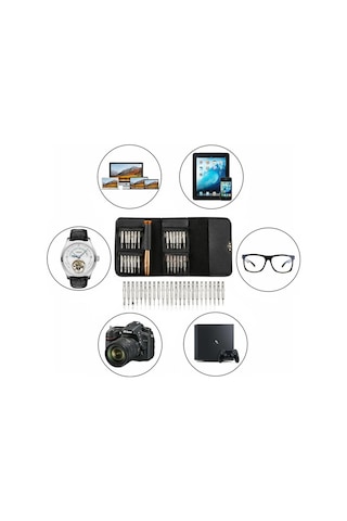 Depomega Mıknatıslı Deri Çantalı Tornavida Seti 25 Parça