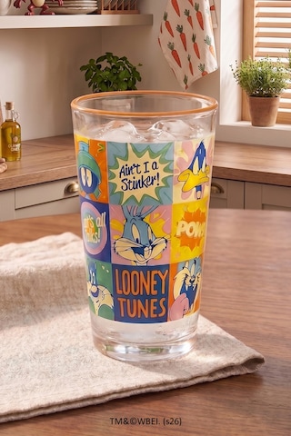 Looney Tunes 2'li Meşrubat Bardağı Seti 570 Cc Renkli