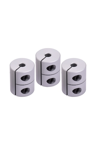Singree Alüminyum Sabit Eşleştici 5mm 8mm Çapı, 3d Yazıcı/cnc Motor Uyumlu, Gümüş, 3 Adet