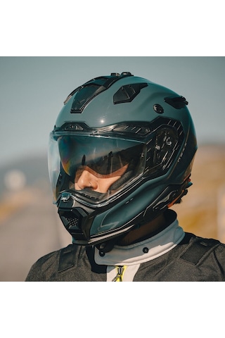 Nexx X.wed 3 Wıld Pro Karbon Enduro Motosiklet Kaskı Mavi
