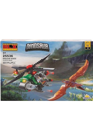 Sunman Blx Dinozor ve Helikopter Figür 223 Parça