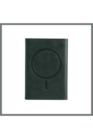 Mmb-trade Joko Tema Magsafe Deri Kartlık - Yeşil Mmbz